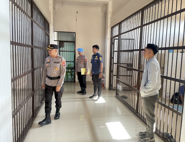 Tak Sekadar Cek, Waka Polres Sabu Raijua Pastikan Tahanan Aman dan Hak Tetap Terjaga