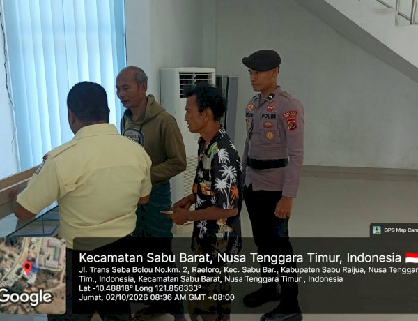 Pastikan Keamanan Perbankan, Sat Samapta Polres Sabu Raijua Laksanakan Pengamanan di Bank NTT