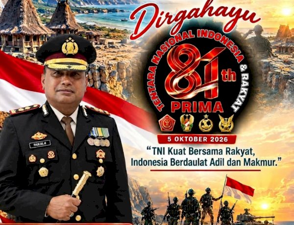 Selamat Hari Ulang Tahun ke-81 Tentara Nasional Indonesia (TNI)