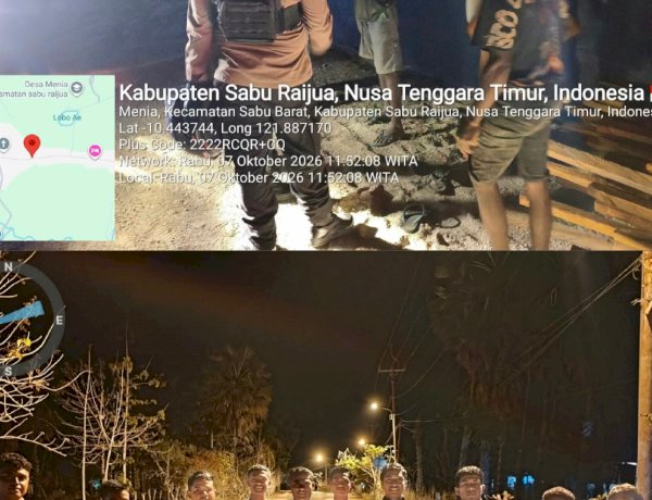 Patroli Presisi Polres Sabu Raijua Sasar Wilayah Rawan, Pastikan Kamtibmas Tetap Kondusif