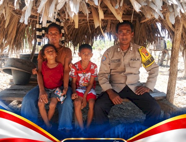 Polri Hadir di Tengah Masyarakat, Bhabinkamtibmas Desa Tada Ajak Warga Jaga Keamanan Lingkungan