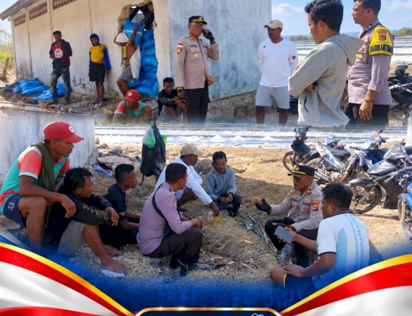 Cegah Konflik Meluas, Kapolsek Hawu Mehara Fasilitasi Penyelesaian Sengketa Lahan Tambak Garam di Desa Wadumaddi