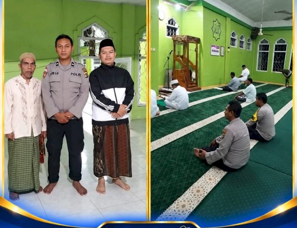 SUBUH KELILING DI MASJID AN-NUR SEBA, KAPOLSEK SABU BARAT AJAK WARGA JAGA KAMTIBMAS