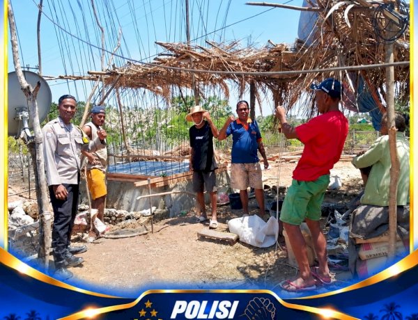 Dari Pintu ke Pintu, Bhabinkamtibmas Desa Tada Hadir Membawa Pesan Keselamatan dan Kepedulian