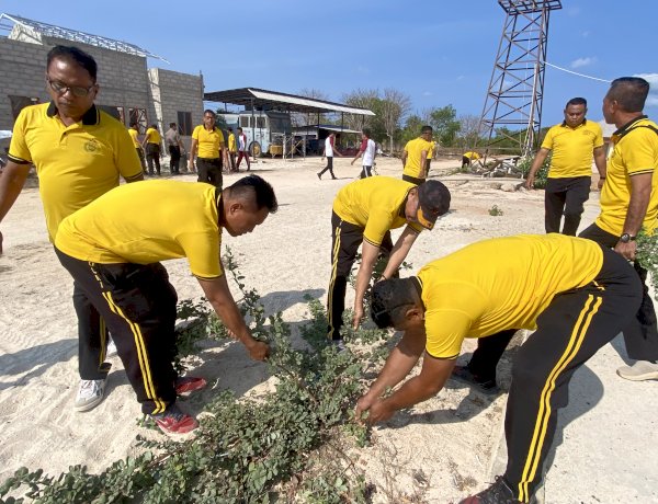 Rawat Alam, Jaga Masa Depan! Polres Sabu Raijua Gaungkan Green Policing