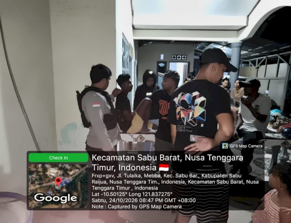 Respons Cepat Polri, Patroli Presisi Polres Sabu Raijua Amankan Terduga Pelaku Pencurian di Tulaika