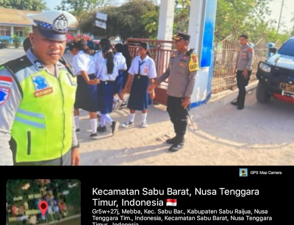 Kapolres Sabu Raijua Hadir di Sekolah, Wujudkan Program Polisi Peduli Pendidikan