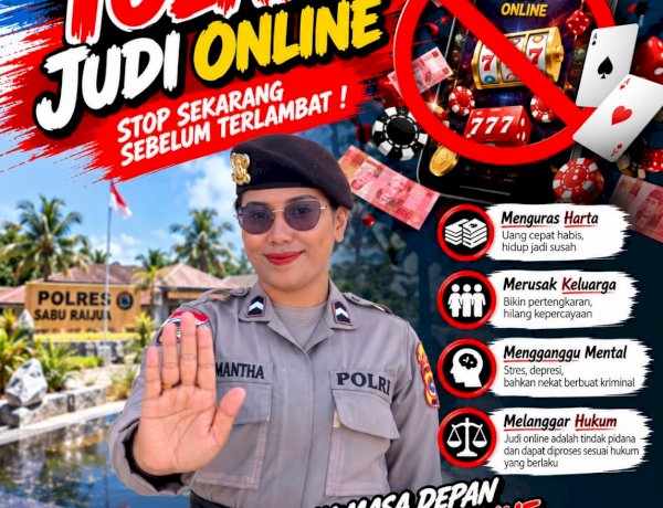 TOLAK JUDI ONLINE, SELAMATKAN MASA DEPAN!