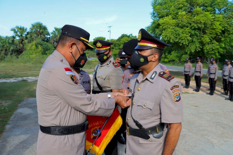 Kapolres Sabu Raijua Pimpin Sertijab Kabag Ops dan Kasat Intelkam Polres Sabu Raijua