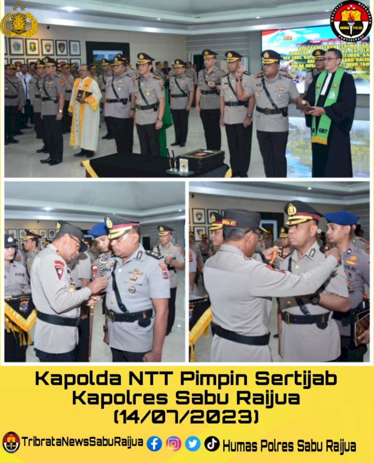 Sertijab Kapolres Sarai, AKBP PAULUS NATONIS, S.AP., M.H., resmi jadi Kapolres Sarai