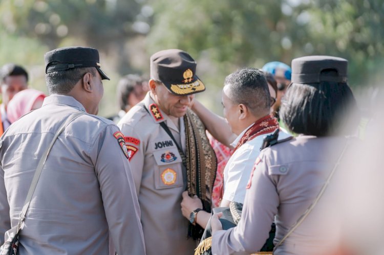 Kapolda NTT dan Ketua Bhayangkari Daerah Lakukan Kunjungan Kerja ke Polres Sabu Raijua