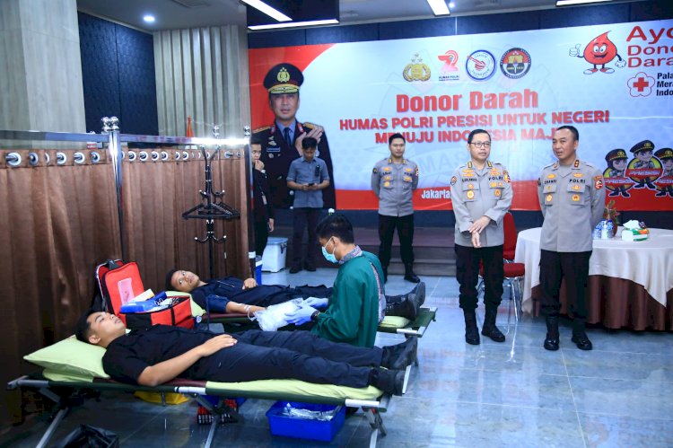 Hari Jadi ke-72 Humas Polri Dirayakan Dengan Kegiatan Kemanusiaan