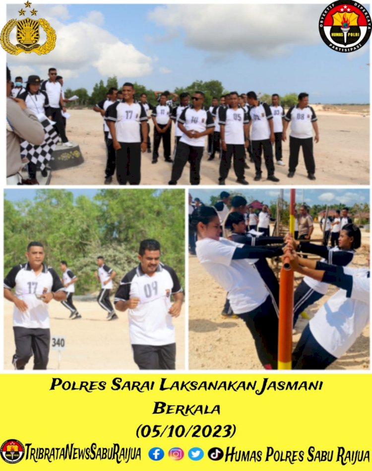 Polres sarai Laksanakan jasmani Berkala