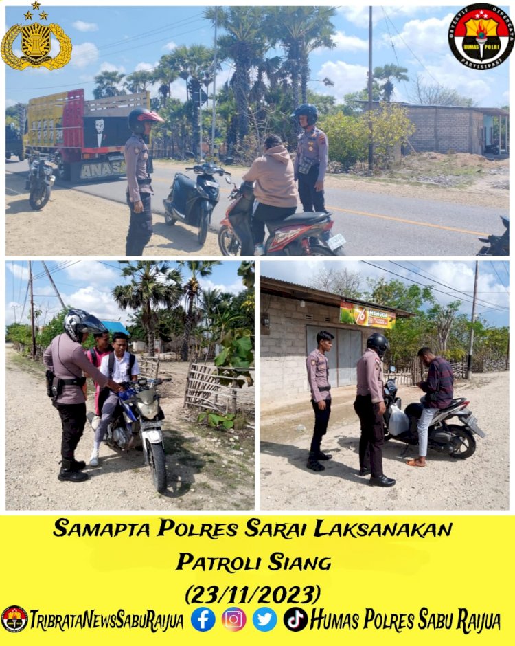 Sat Samapta Unit Dalmas Polres Sabu Raijua