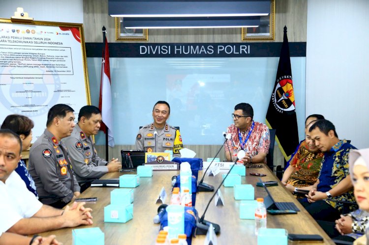 Polri dan Penyedia Jasa Telekomunikasi Gelar Deklarasi Pemilu Damai