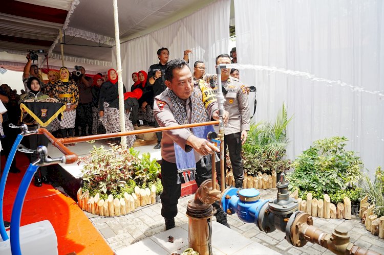 Resmikan Sumur Bor di Yogyakarta, Kapolri: Kita Harapkan Bermanfaat untuk Masyarakat 