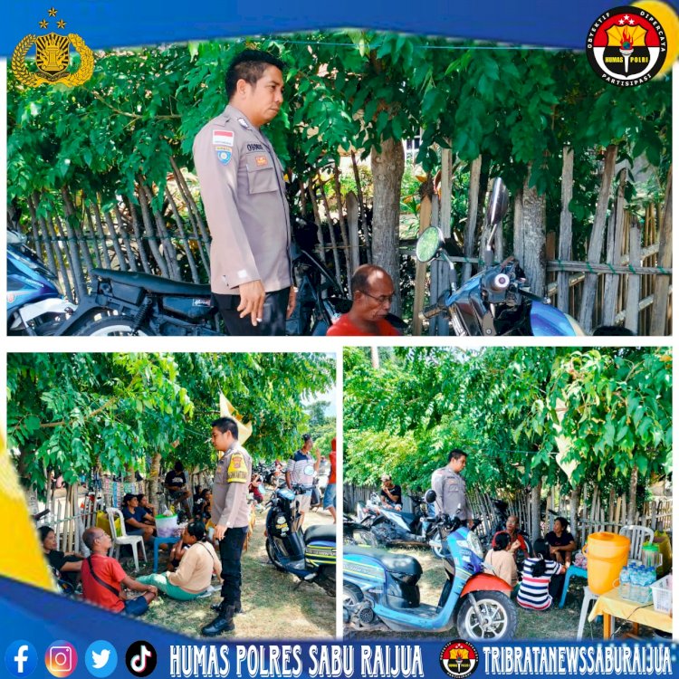 bhabinkamtibmas Polres Sabu Raijua laksanakan  