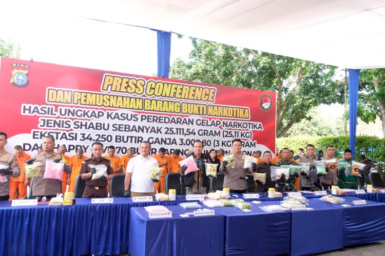 Tegas! Kapolda Riau Ultimatum Bandar Narkoba Masih Berani Bisnis Haram 