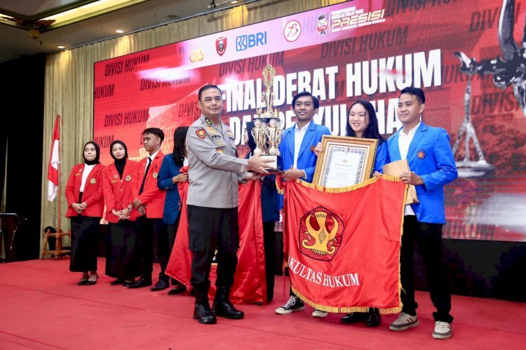 Undip Juara 1 Lomba Debat Hukum, Kadivkum Polri: Jadi Wadah Mahasiswa Sikapi Permasalahan Hukum