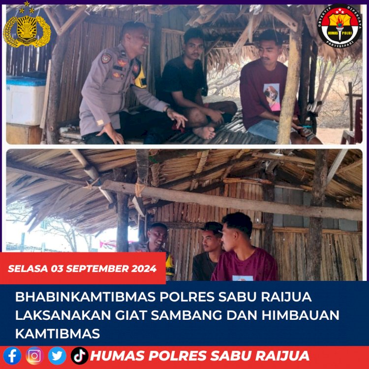 bhabinkamtibmas Polres Sabu Raijua laksanakan 