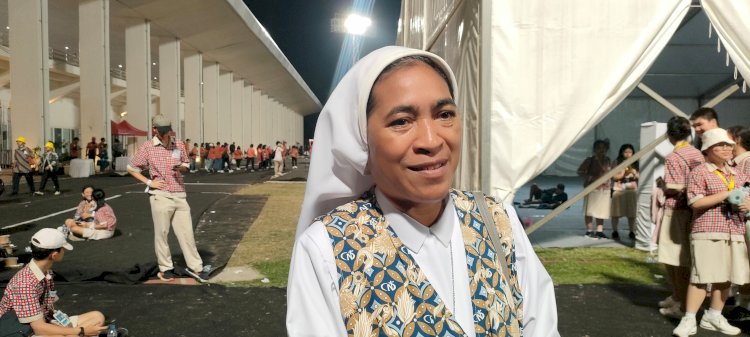 Sister Maria Apresiasi Polri dalam Pengamanan Kunjungan Paus Fransiskus di Indonesia*