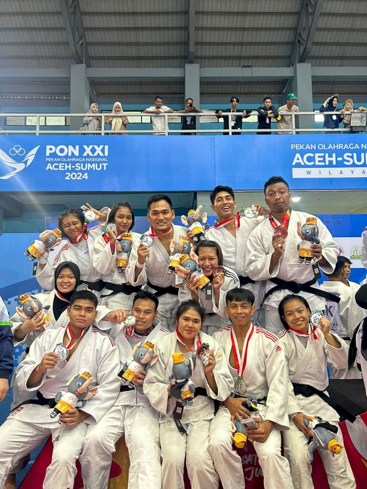 *3 Atlet Judo Polri Tambah Emas dan Perak di PON XXI Aceh Sumut*