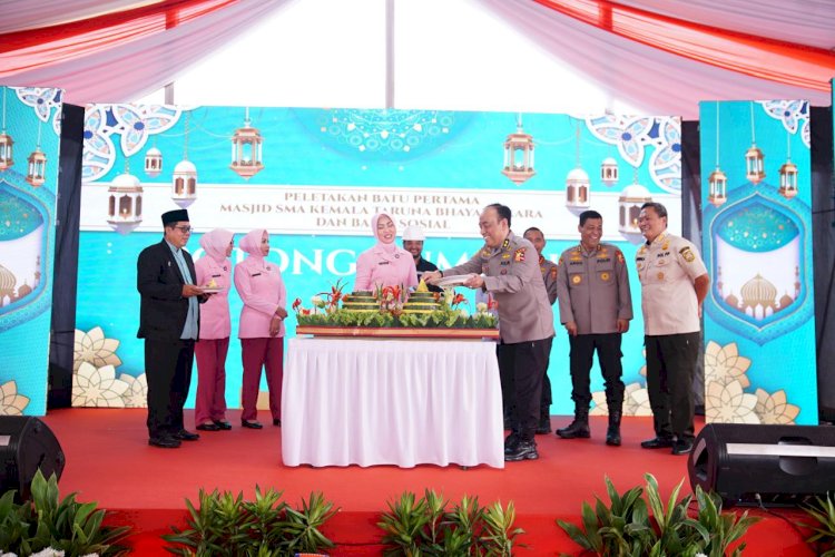 Ground Breaking Masjid SMA Kemala Taruna Bhayangkara, Irjen Pol Dedi Prasetyo: Kontribusi Polri Persiapkan SDM Unggul Menuju Indonesia Emas 2045