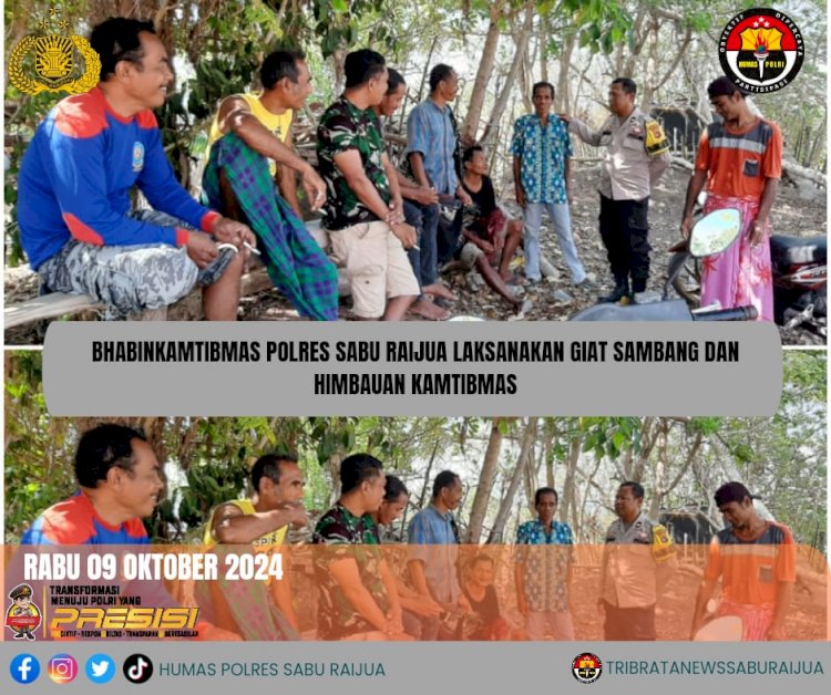 bhabinkamtibmas Polres Sabu Raijua laksanakan  