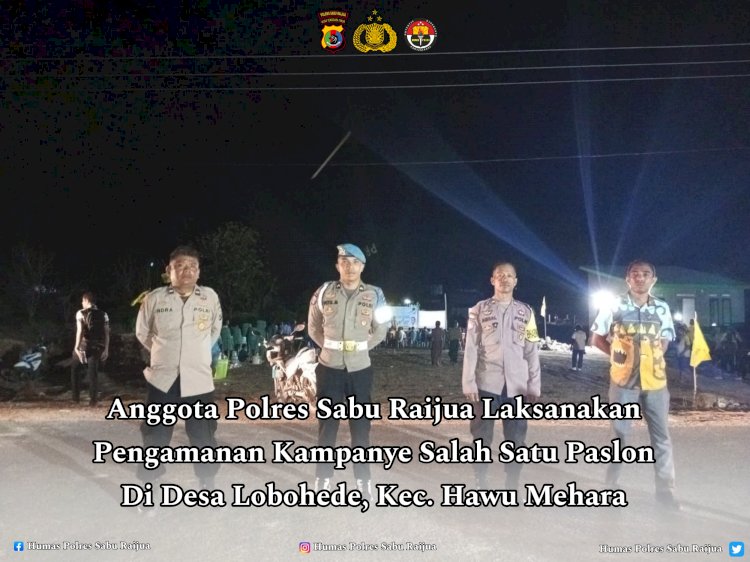 Memasuki bulan ketiga tahapan Kampanye Pilkada Kabupaten Sabu Raijua tahun 2024