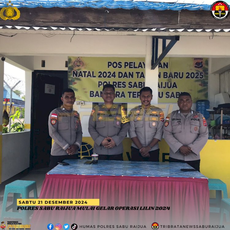 Polres Sabu Raijua Mulai Gelar Operasi Lilin 2024