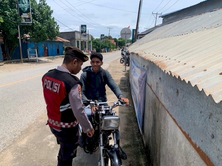 Sat Samapta Polres Sabu Raijua Gelar Patroli Perintis Presisi, Pastikan Kamtibmas Tetap Aman dan Kondusif