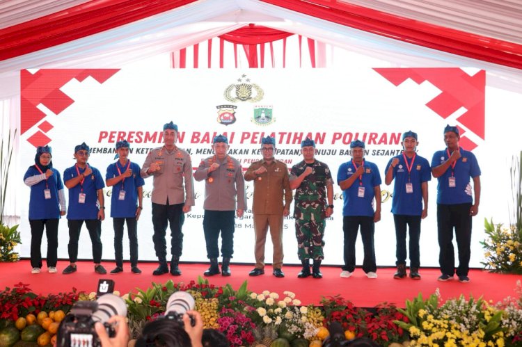 Dukung Pemberdayaan Masyarakat, Kapolri Resmikan Balai Latihan Polisi Peduli Pengangguran