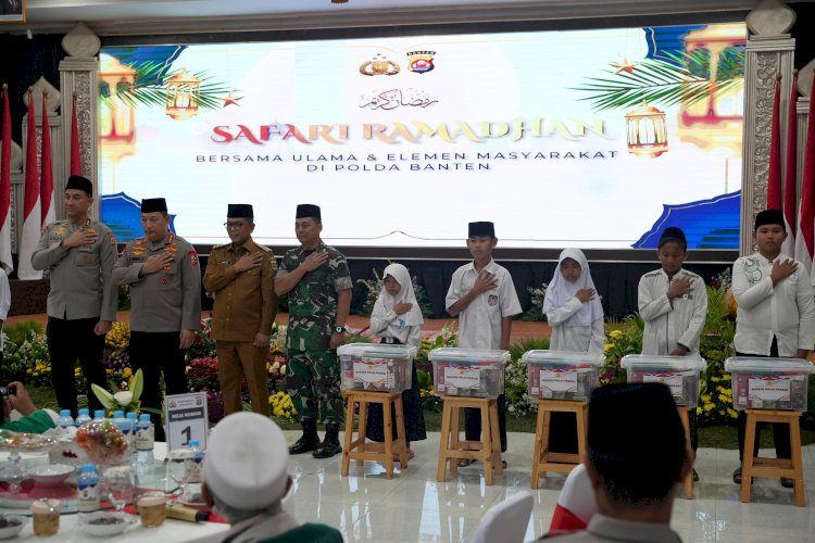 Pererat Silaturahmi, Kapolri Buka Puasa Bersama Tokoh Ulama dan Elemen Masyarakat Banten