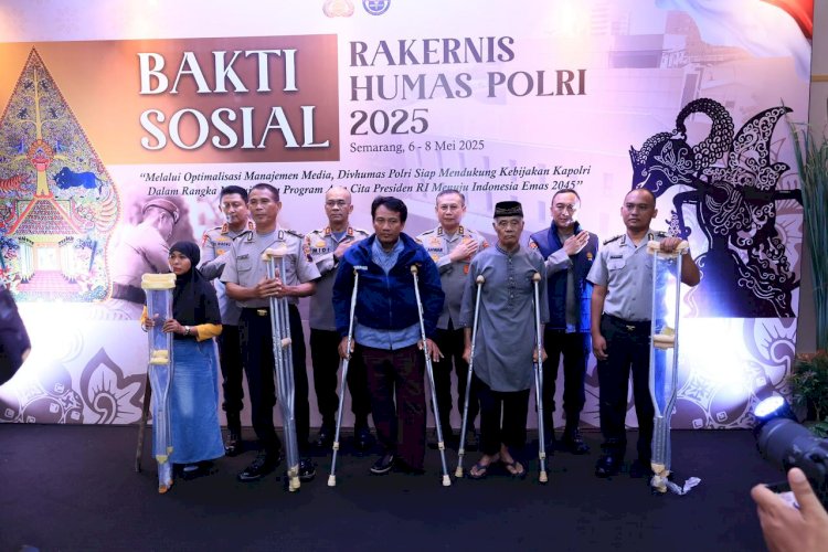 Rakernis Humas Polri 2025 Dibuka dengan Bakti Sosial dan Bakti Kesehatan di Akpol Semarang