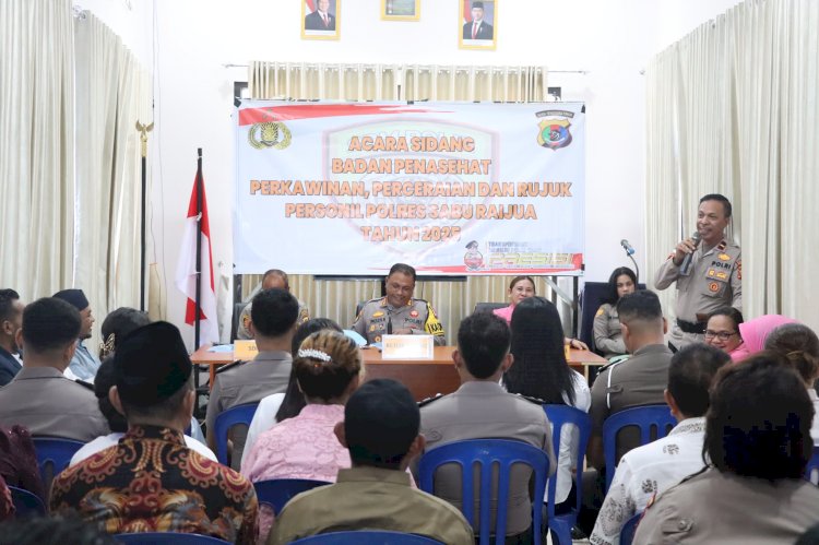 Polres Sabu Raijua Laksanakan Sidang BP4R Personel Tahun 2025
