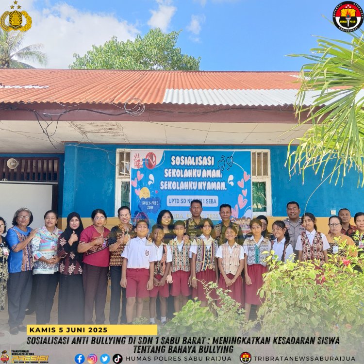 Sosialisasi Anti Bullying di SDN 1 Sabu Barat: Meningkatkan Kesadaran Siswa tentang Bahaya Bullying