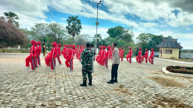 Pengecekan Kegiatan Pendidikan Dan Pelatihan Paskibraka Tingkat Kab. Sabu Raijua