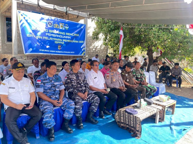 GIAT VICON GROUND BREAKING PEMBANGUNAN SATUAN PELAYANAN PEMENUHAN GIZI (SPPG) DI KABUPATEN SABU RAIJUA