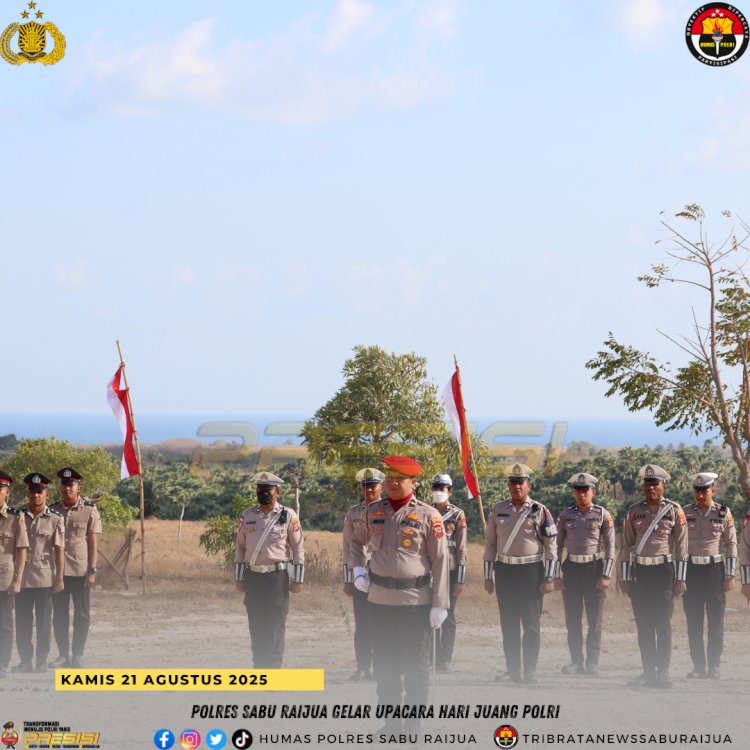 Polres Sabu Raijua Gelar Upacara Hari Juang Polri