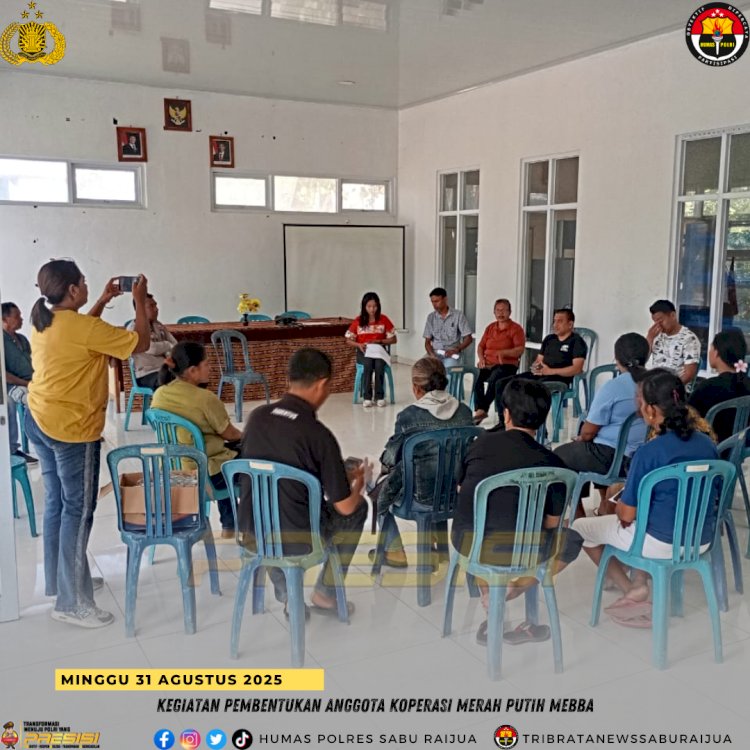 Pembentukan Anggota Koperasi Merah Putih Mebba