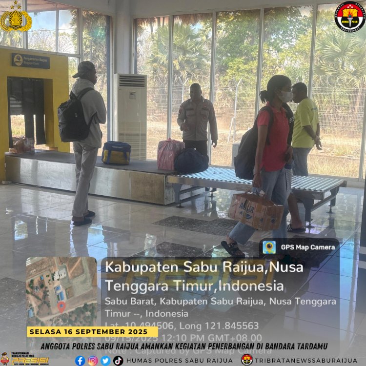 Polisi Bandara Tardamu Sabu Amankan Penerbangan Susi Air