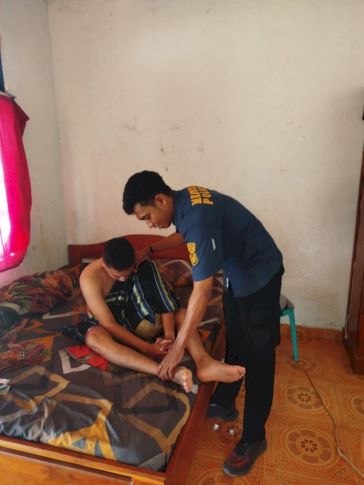 Polres Sabu Raijua Lakukan Home Visit untuk Personel yang Sakit