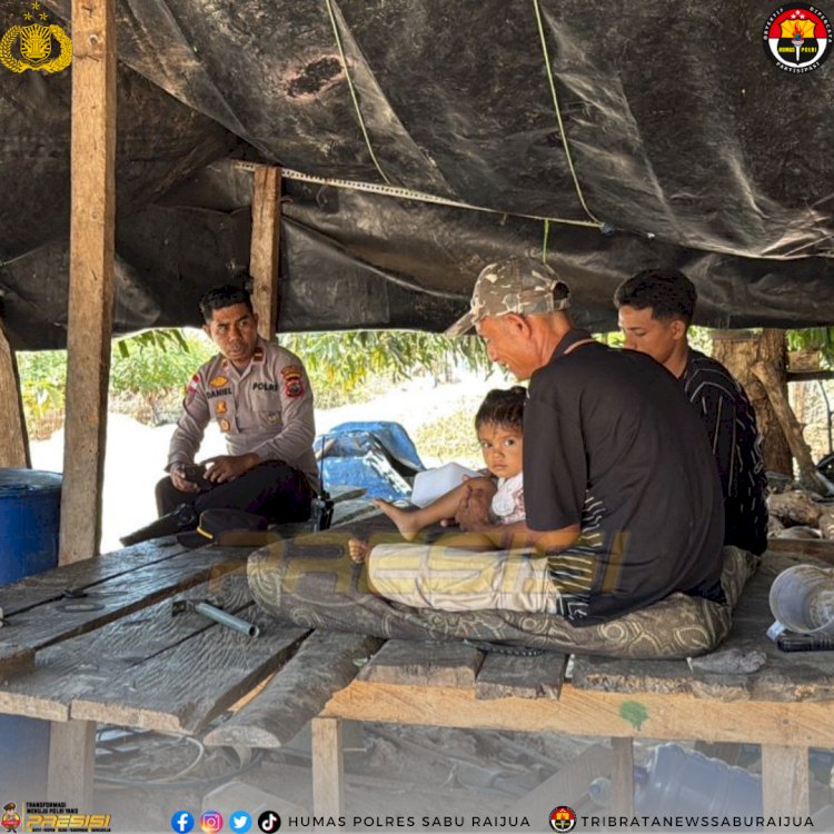 Polsek Sabu Timur Laksanakan Patroli Cipkon untuk Menjaga Kamtibmas
