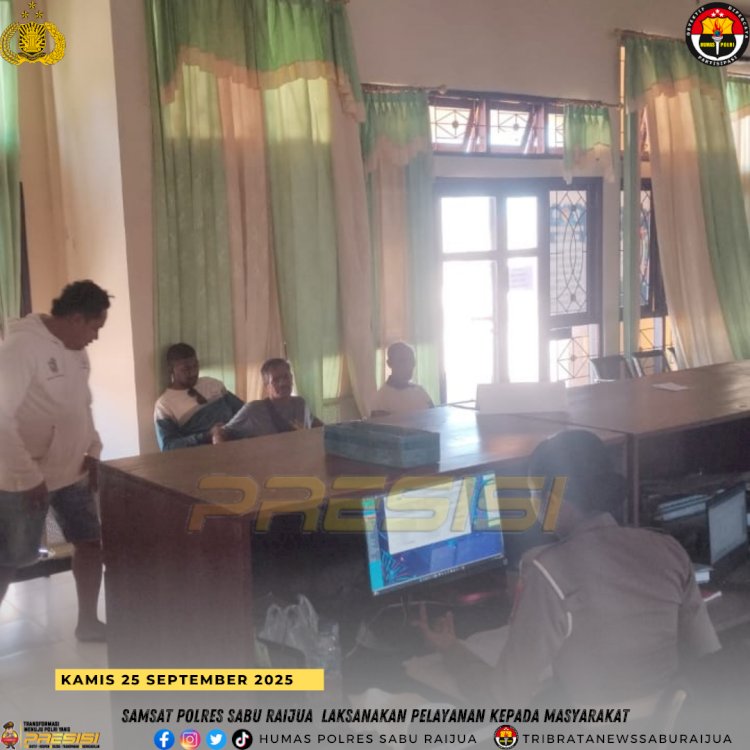 Samsat Polres Sabu Raijua Laksanakan Pelayanan kepada Masyarakat dengan Baik dan Lancar