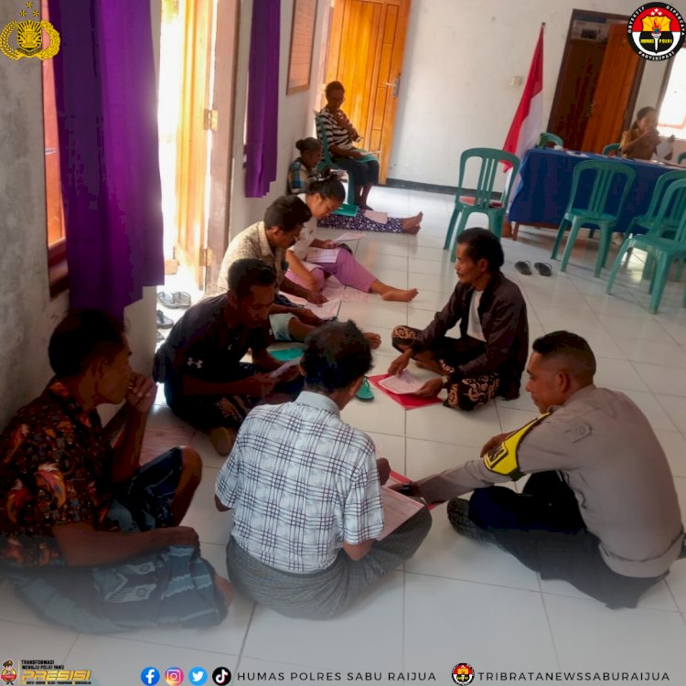 Kegiatan Bhabinkamtibmas Desa Depe Berjalan Lancar