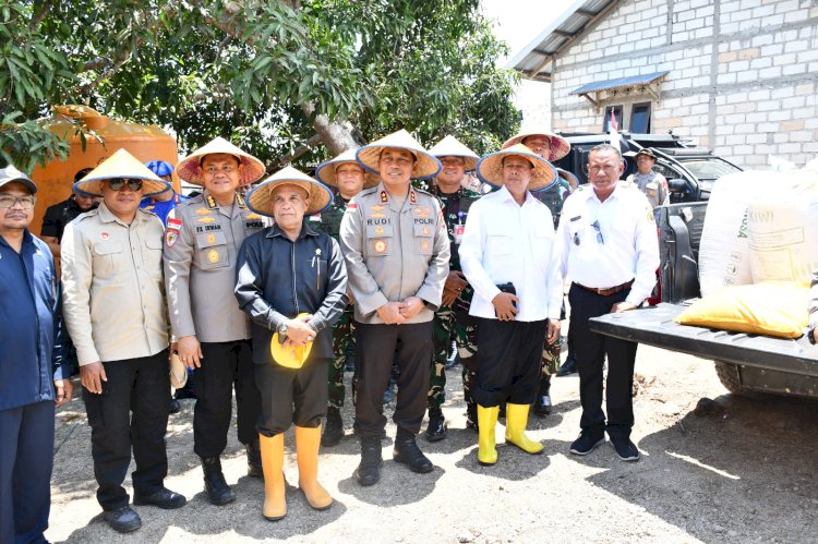 Dari Timur, Harapan untuk Semua: Kapolda NTT Pimpin Penanaman Jagung Serentak Menuju Lumbung Pangan Nasional
