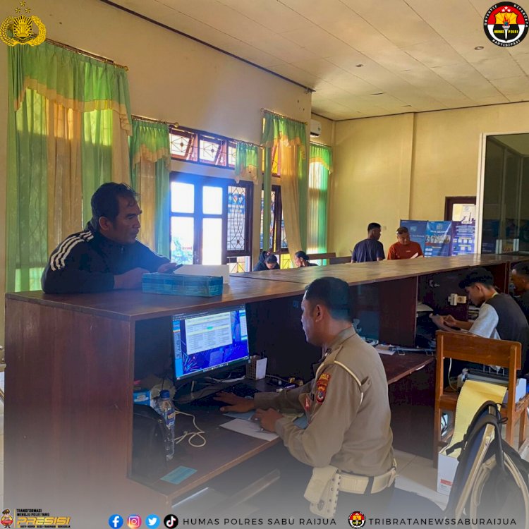 Pelayanan Samsat Polres Sabu Raijua Berjalan Aman dan Lancar
