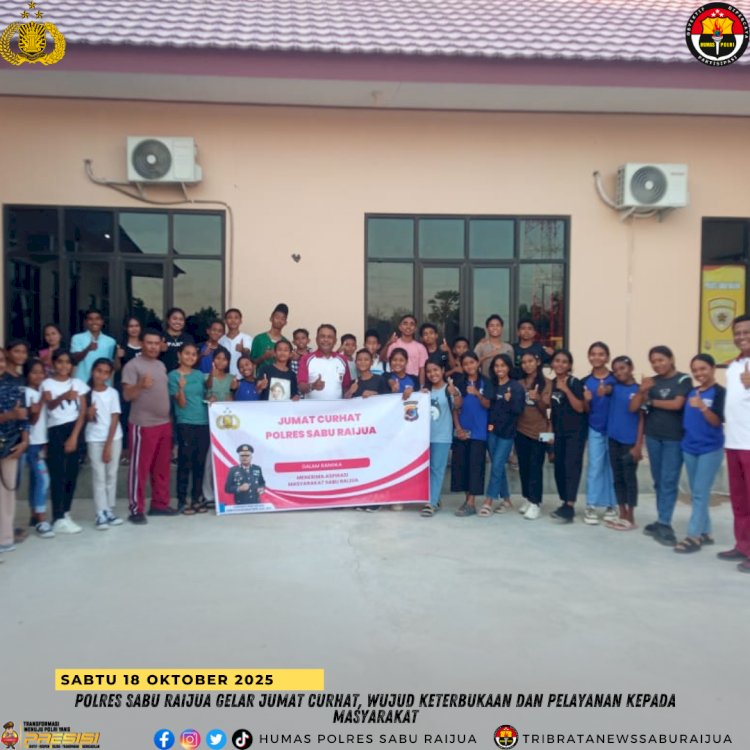 Polres Sabu Raijua Gelar Jumat Curhat, Wujud Keterbukaan dan Pelayanan Kepada Masyarakat
