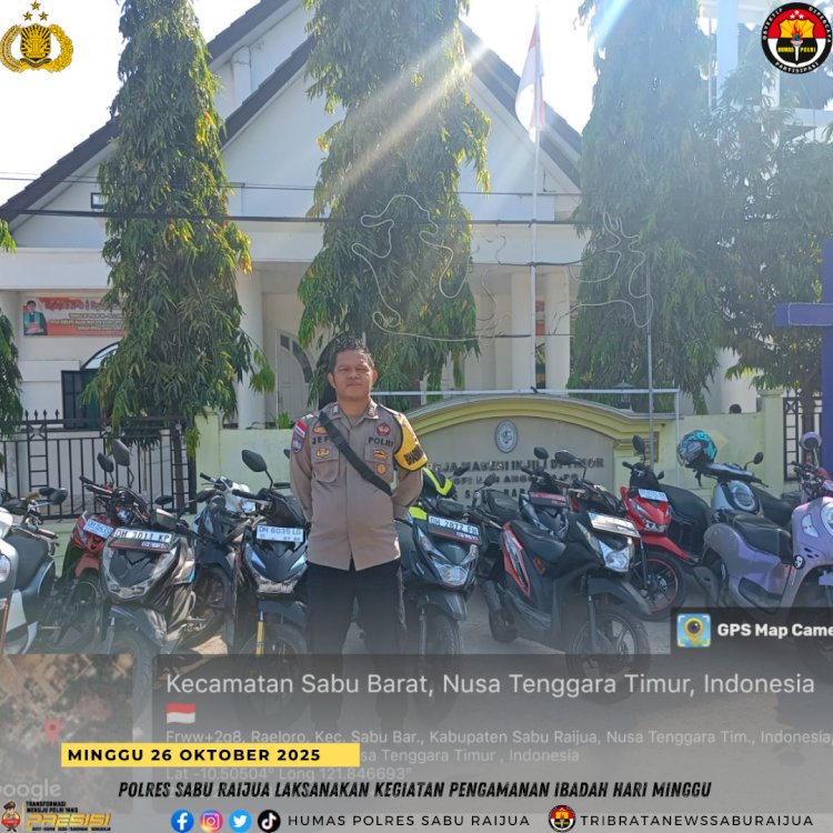 Kegiatan Pengamanan Ibadah Hari Minggu