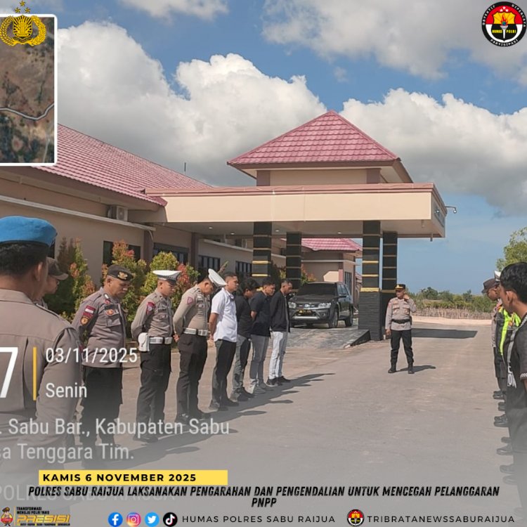 Polres Sabu Raijua Laksanakan Pengarahan dan Pengendalian untuk Mencegah Pelanggaran PNPP